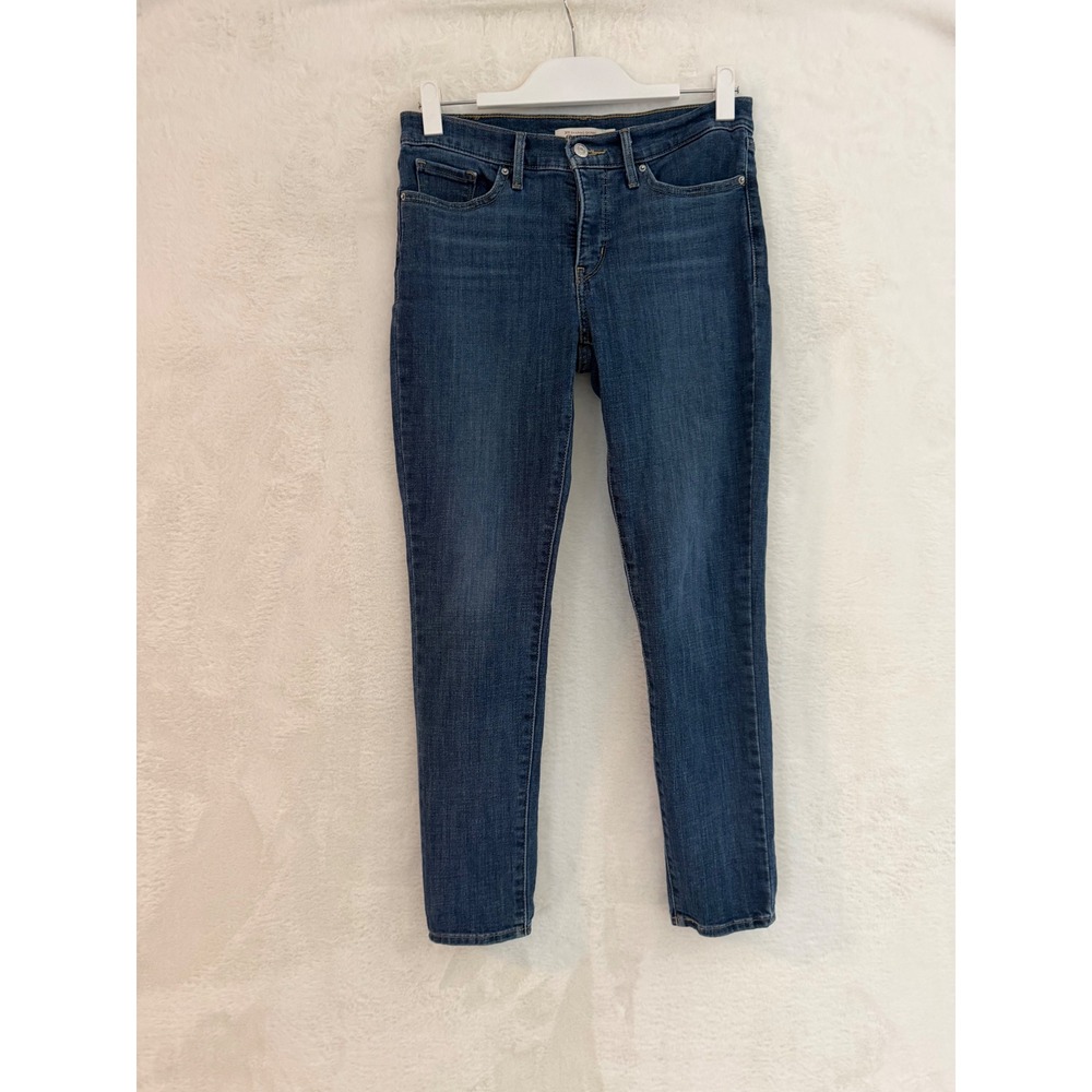 Levis 311 Shaping Skinny Jeans Womens 28 Medium Wash Blue Mid Rise Denim
